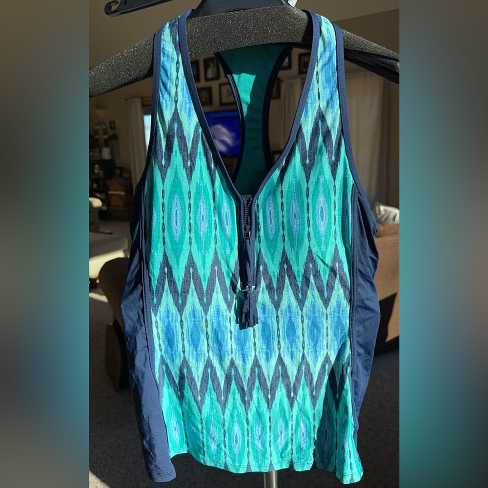 Women's Desert Stripe Erinna Tankini Top